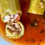 Stuffed Zucchinis And Peppers
